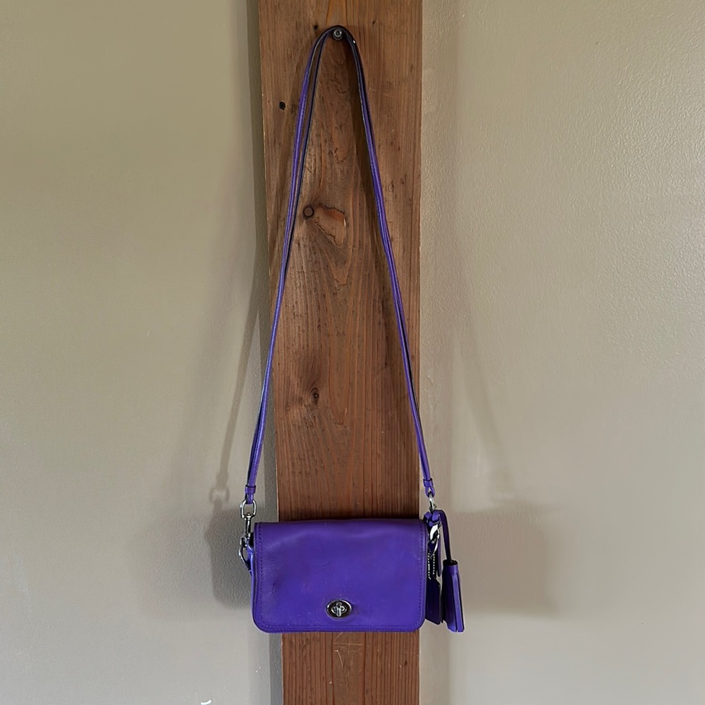 Purple Coach Purse